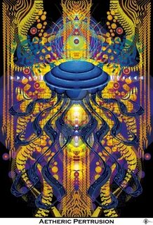 Aetheric Pertrusion Visionary art, Psychedelic art, Art insp