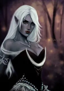 Female Drow Noble Dark elf, Female elf, Elves fantasy