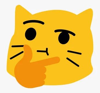 Blobcatthinking - - Discord Blob Cat Emoji, HD Png Download 