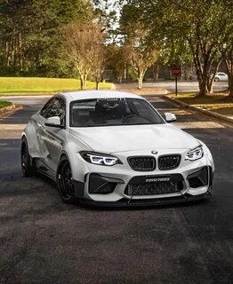 BMW F87 M2 white widebody Modifierade bilar, Bilar