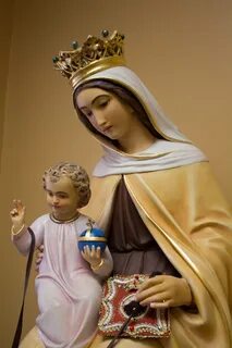 Our Lady Of Mount carmel statue free image download