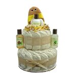 9 Organic Diaper Cakes Gift Photo - Baby Bumble Bee Diaper C