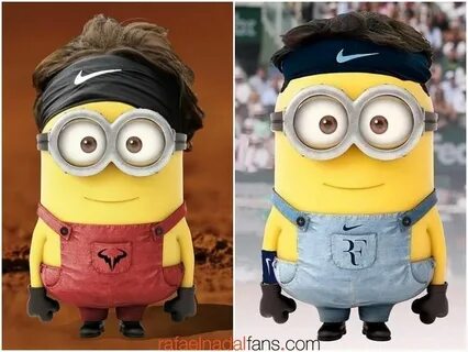 Pin by Rafael Nadal on Fan Art Minions, Tennis funny, Sport 