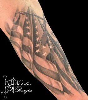 American Flag Tattoo Black And White - Top 60 Best American 