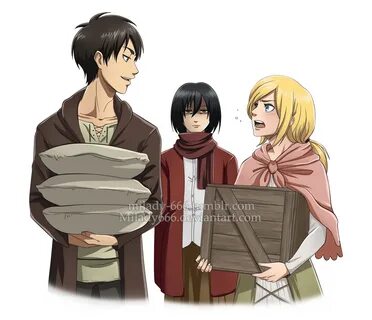 Eren Jaeger, Mikasa Ackerman page 37 - Zerochan Anime Image 