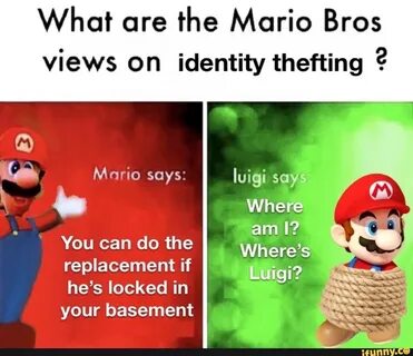 Mario Says Luigi Says Meme