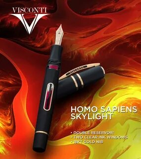 Visconti Homo Sapiens Skylight Fountain Pen - The Nibsmith
