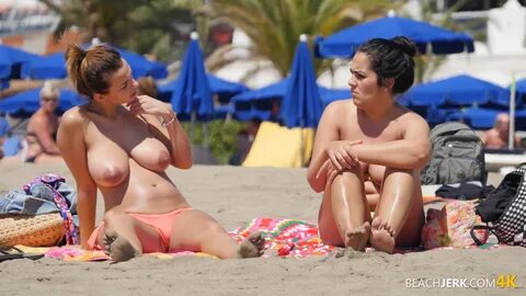 The biggest nipples you will ever see on the beach.