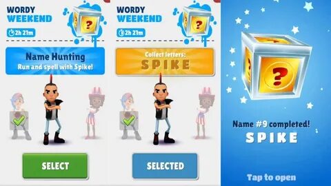Subway Surfers: Moscow (Wordy Weekend "Spike") Gameplay On I