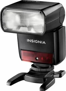 Black Insignia TTL External Flash for Canon Electronics Came