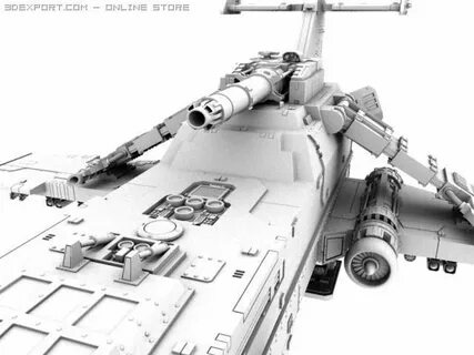 thunderhawk 3D Модели in Выдуманные корабли 3DExport
