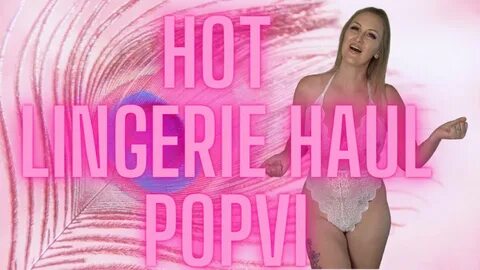 Sexy Lingerie Try On! POPVI Lingerie Haul! Mesh Lingerie Set