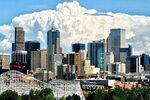 Denver, Colorado - storm brewing on the Eastern Plains in th