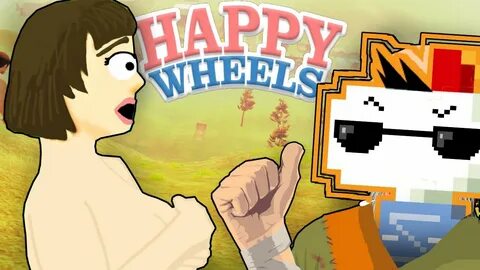 NAKED GLITCH?! (Happy Wheels #8) - YouTube