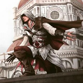 Image result for ezio auditore fanart Assassins creed, Assas