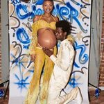 SLICK WOODS AND ADONIS BOSSO CELEBRATE THE IMPENDING BIRTH O