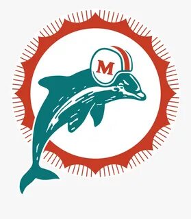 Miami Dolphins Png - Miami Dolphins Retro Logo , Free Transp