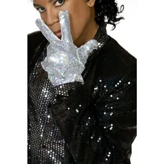 Michael Jackson Billie Jean Motown Glove Adult - Halloween C