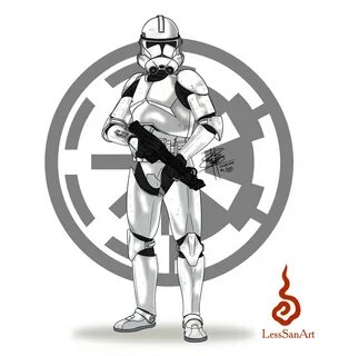 ArtStation - Clone trooper phase II Fan-Art