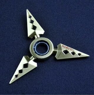 GonLeI)Naruto Shuriken Turn darts Fidgets Cubes Spinner Toy 