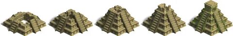 Пирамида Майя Зомби Ферма * Постройка игры, стадии