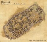 Orcrest public dungeon map Elder Scrolls Online Guides