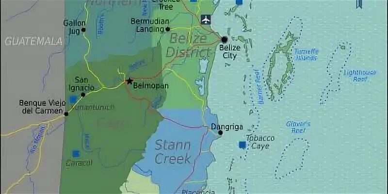 35 Harvest Caye Belize Map - Maps Database Source