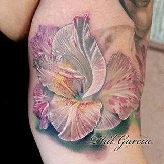 Gladiolus flower #eternalink #inkmachines #ohanaorganicstatt