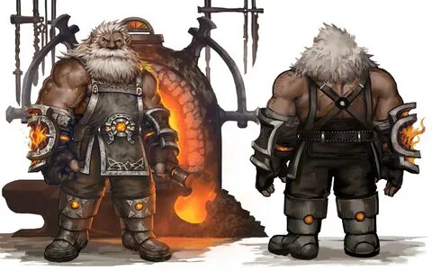 ArtStation - Dwarf blacksmith