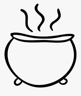Transparent Hot Outside Clipart - Hot Pot Black And White Cl