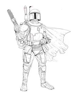 Lego Boba Fett Coloring Pages - Mandalorian Coloring Pages 4