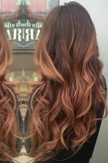 We tried rose gold balayage and loved it... Auburn balayage,