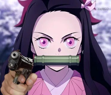 Nezuko, but with a gun Demon Slayer: Kimetsu no Yaiba Know Y