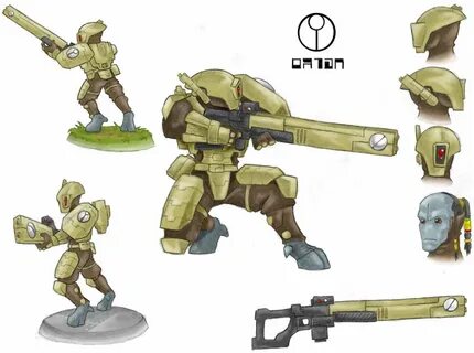 Tau Firewarrior by AIBryce on deviantART Tau warhammer, Tau 