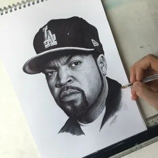 Ice Cube Sketch at PaintingValley.com Explore collection of 