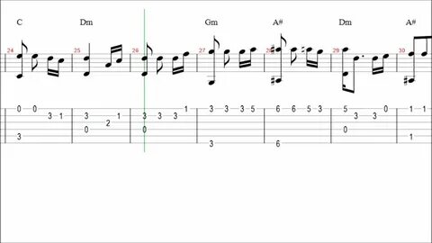 ♫ Pirates of the Caribbean - He's A Pirate ♫ Easy Guitar Fin