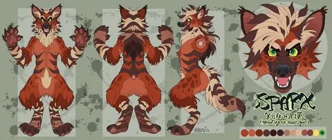 Hyena Furry Ref Base - Yuyu Wallpaper