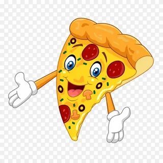 Cartoon funny pizza clipart PNG - Similar PNG
