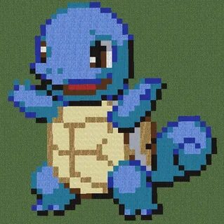 Minecraft Pixel Art Squirtle Related Keywords & Suggestions 
