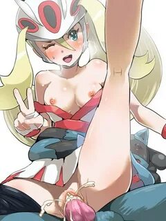 Pokemon an eroticism image of the コ ル ニ which ポ ニ テ has a cu