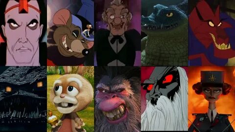 Defeats of my Favorite Animated Non-Disney Movie Villains Pa