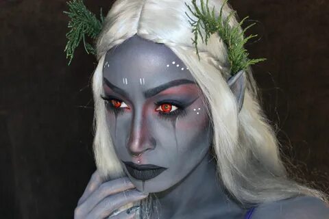 Dark Elf cosplay Elf cosplay, Elf makeup, Dark elf