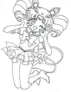 Sailor Chibi Moon Lineart By Taulan On Deviantart - Madrevie