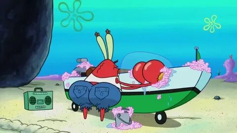 Mr. Krabs washing his boat For 11 Minutes and 14 Seconds - Y