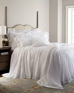 Pine Cone Hill Cecily Standard Waffle Matelasse Sham #whiteb