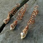 Dread shells Cowrie seashell loc bead dread bead loc jewelry