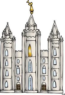 Free Lds Temple Silhouette Clip Art, Download Free Lds Templ