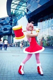 Details about Sonic the Hedgehog Amy Rose Cosplay Costume Fa
