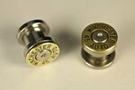 Winchester 45 Bullet Ear Plug 0 Gauge 8mm Inch Guage Earring