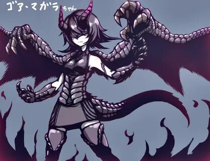 Safebooru - 1girl dragon girl dragon wings female gore magal